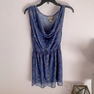 3 for $10 Blue floral boho dress size small